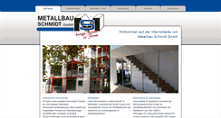 Desktop Screenshot of metallbau-schmidt.net