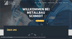 Desktop Screenshot of metallbau-schmidt.com